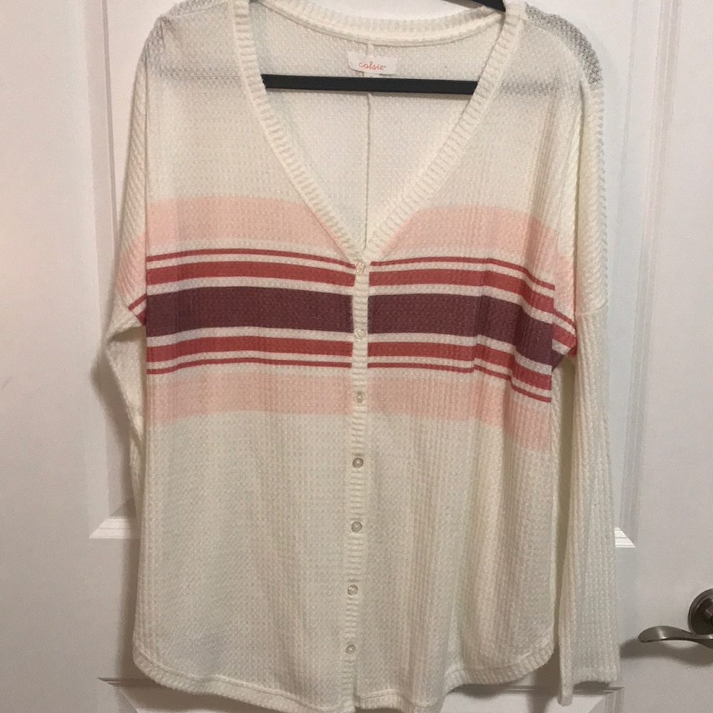 Waffle Knit Top
